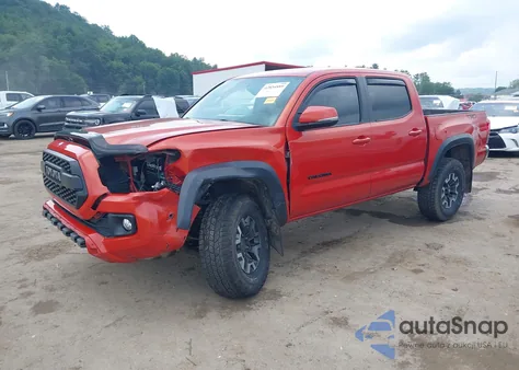 2017 Toyota Tacoma Dbl Cab/Sr/Trdspt/Or/Pro from USA, damaged, VIN 3TMCZ5AN3HM115839